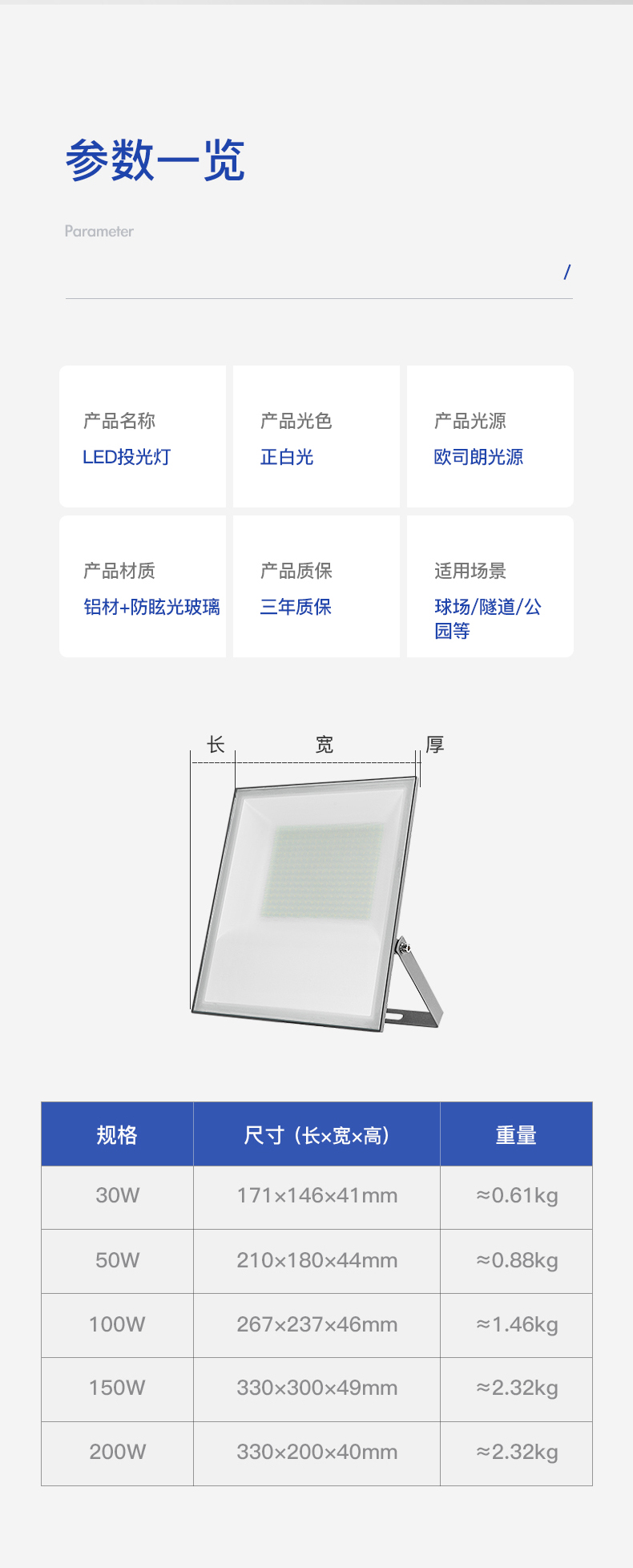 LED投光燈出眾2號(hào)